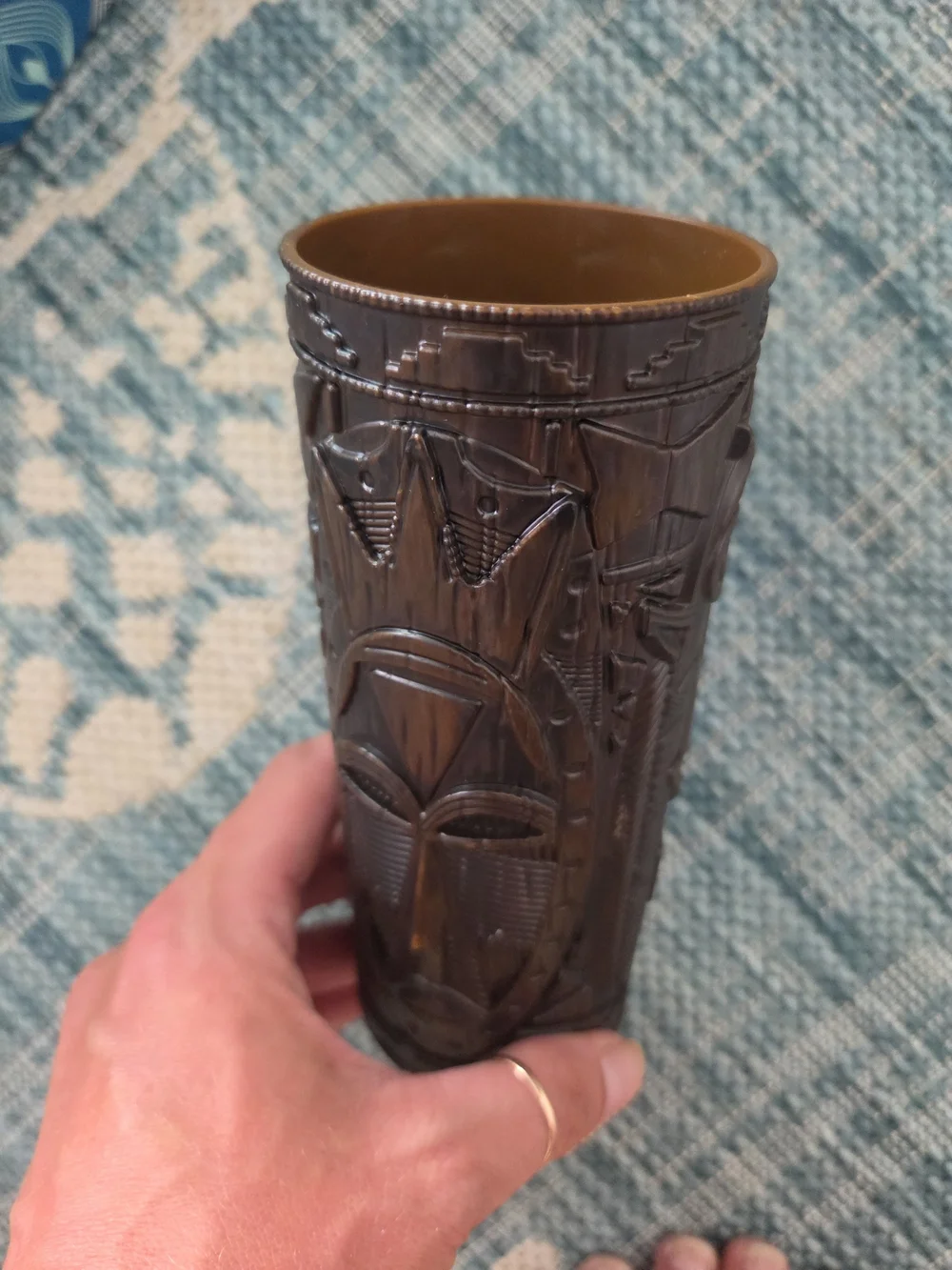 Disney Parks Polynesian Pineapple Lanai Tiki Dole Whip Souvenir Cup Plastic